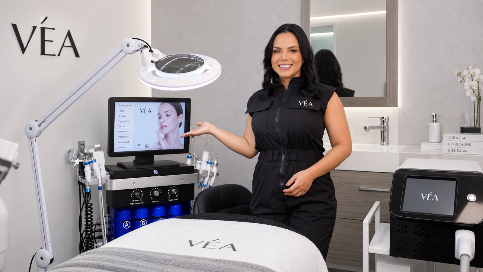 Jhoana presenta tecnología de diagnóstico y cuidado facial en Facial Express, el Clinical Innovation Lab de VÉA Medical